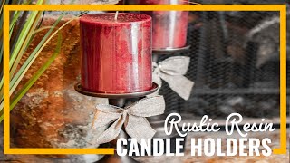 How To Create Resin Candle Holders