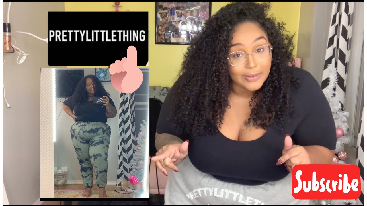 Prettylittlethings jogger haul | PLT plus size haul