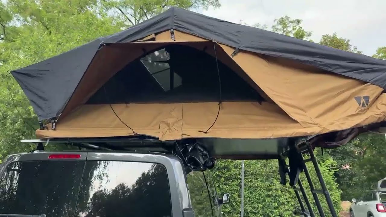 Dag t - Ophalen van de daktent Vickywood Big Willow 220