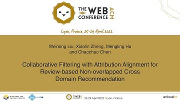 Collaborative Filtering with Attribution Alignment for Review-based Cross Domain Recommendation