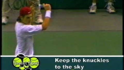 Tennis Tip 37 Knuckles to the sky  Rick Macci