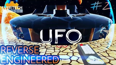 My High-Tech Spinning UFO Creation Simulation НЛО 🛸 Evertech Sandbox Plane Simple Easy Mod Car Game