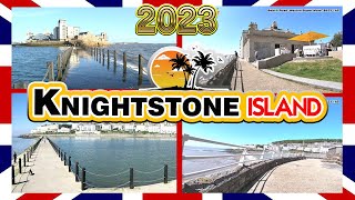 Views from KNIGHTSTONE ISLAND Weston super Mare Enchanting Evening Walk #westonsupermare