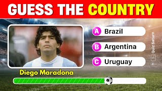 Guess the Country of the Football Player | Football Quiz 2024 - Part 4