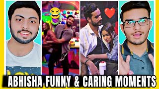 PAKISTANI REACTION ON ABHISHA FUNNY ‘ CUTE & CARING BIGG BOSS MOMENTS | FUKRAA INSAAN & MANISHA