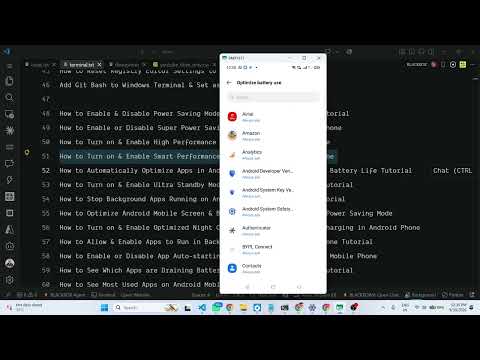 How to Automatically Optimize Apps in Android Mobile Phone to Extend Battery Life Tutorial