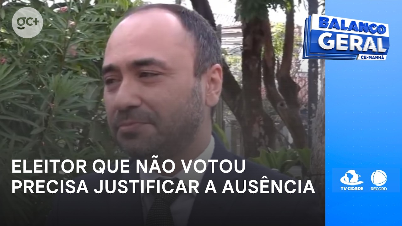 Eleitor que não votou no 1º e 2º turnos precisa justificar a ausência | Balanço Geral CE Manhã