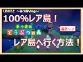 【あつ森Vlog】100%レア島!レア島へ行く方法!~まったり島暮らし~【Vol 249】