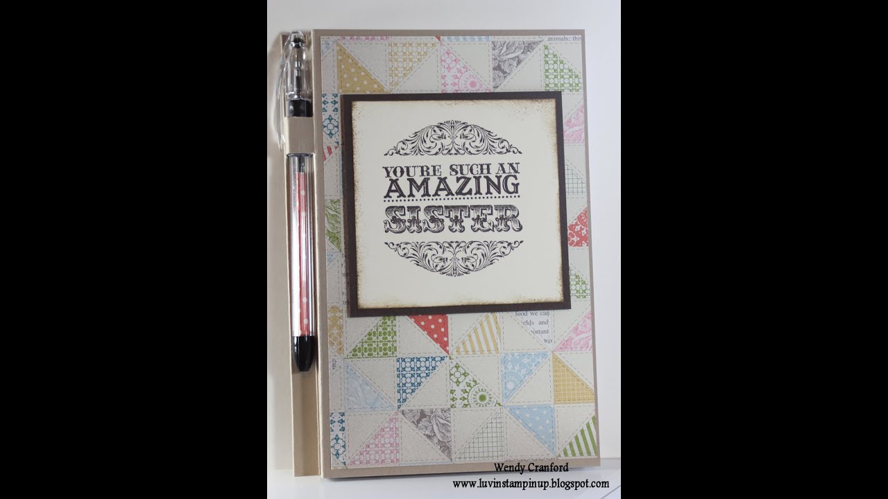 Stampin Up Spring Catalog Products Notepad Cover