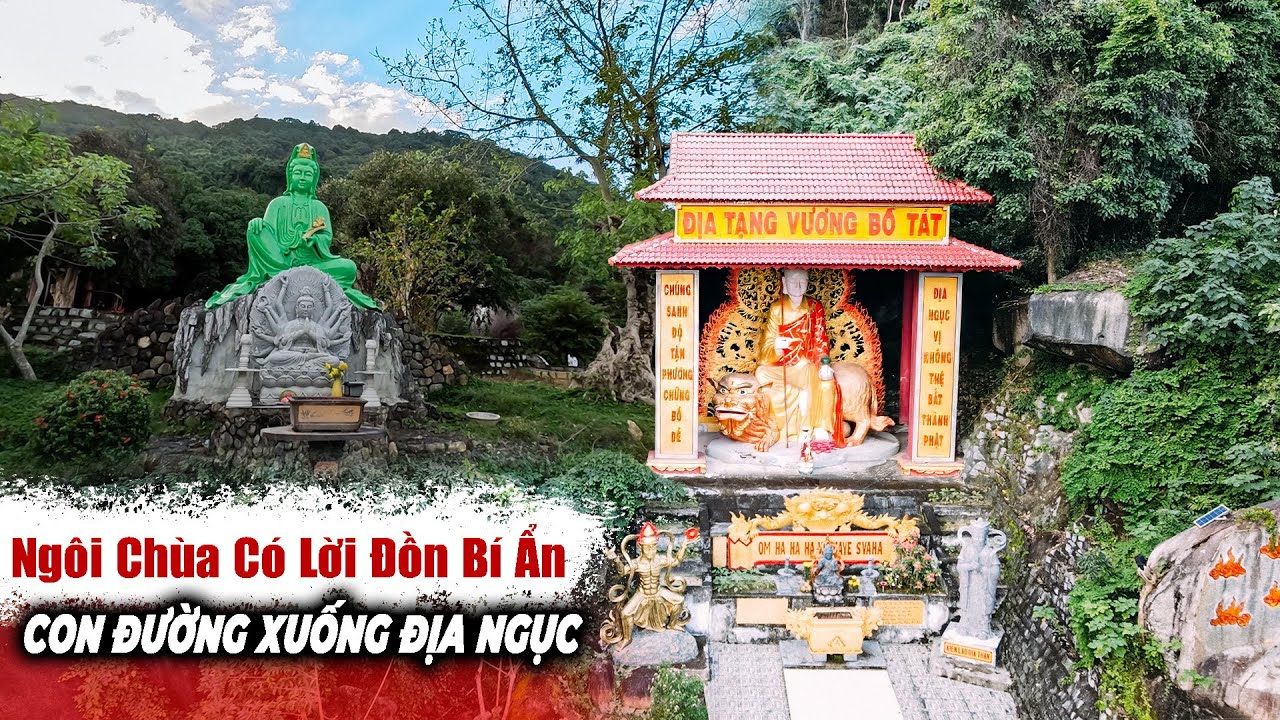 Khám phá ngôi chùa có đường xuống địa ngục và lên trời bà cụ gặp ánh sáng lạ khó lí giải