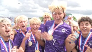 Klein Cain HS boys' soccer wins second state championship