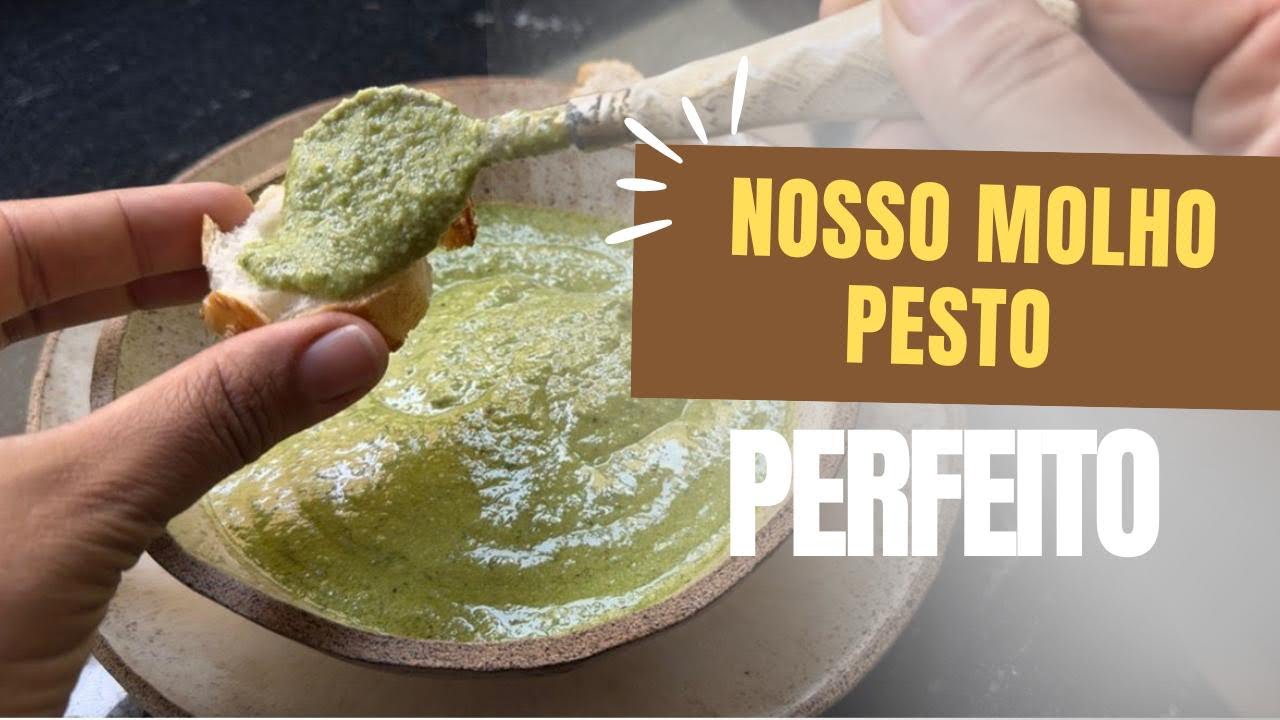 Nossa versão PERFEITA do molho pesto!!!