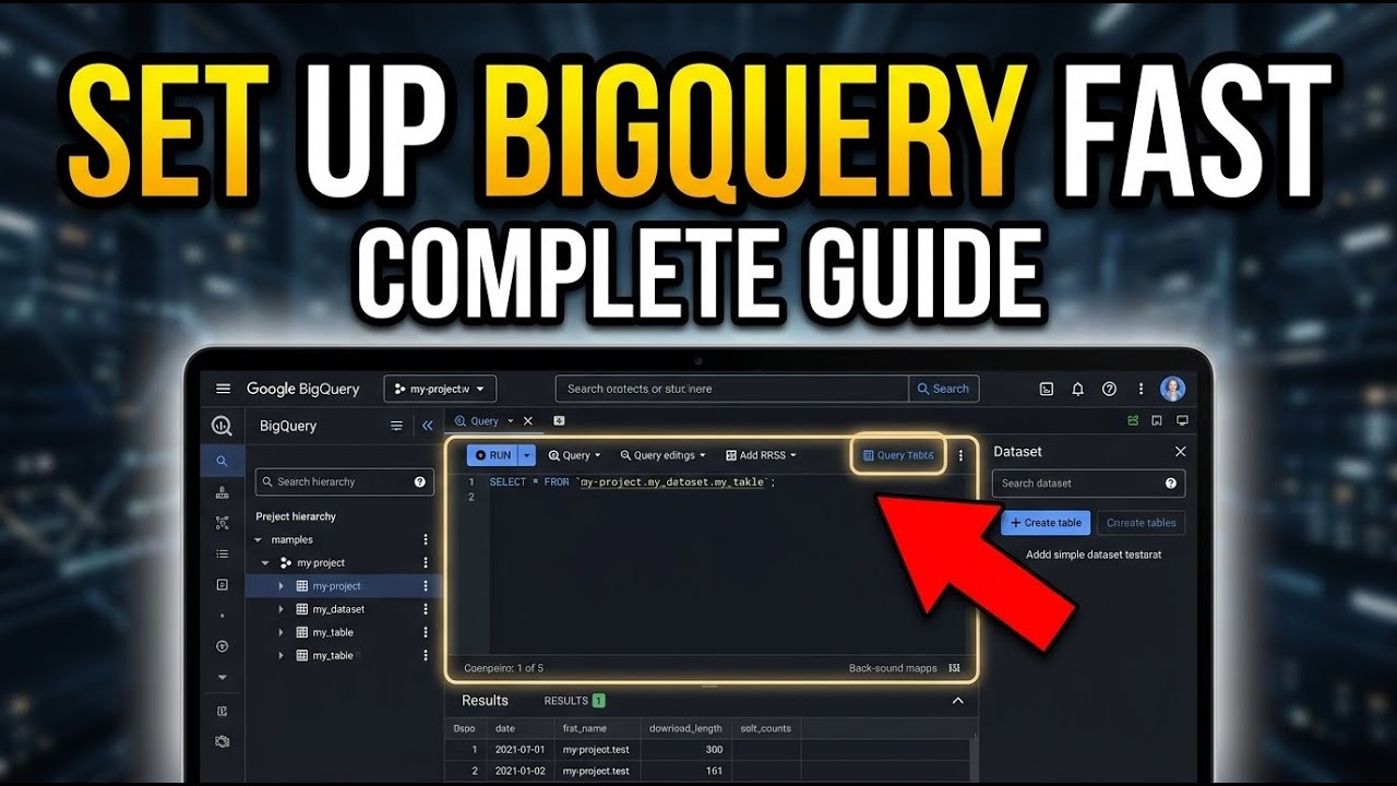 How to setup Google BigQuery for data analysis - Complete Guide - YouTube