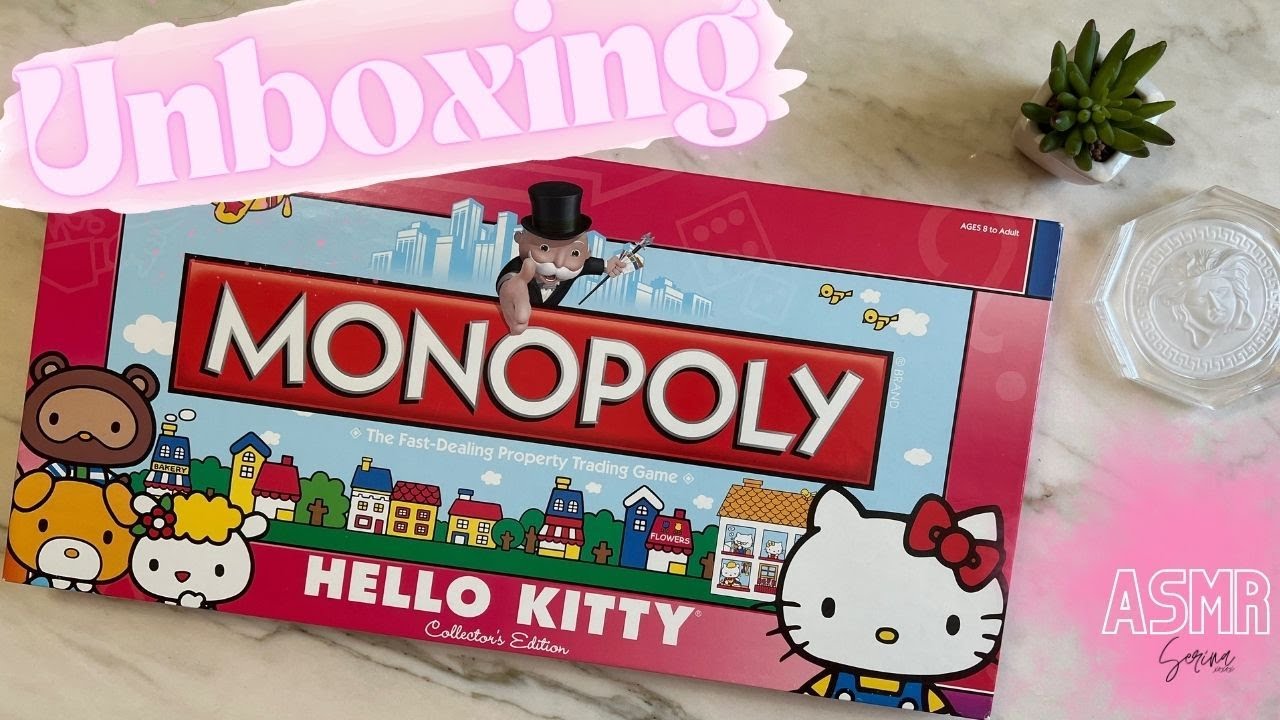 HELLO KITTY MONOPOLY UNBOXING YouTube