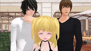 Death Note Mmd Vines 5 L, Misa, And Light Moment