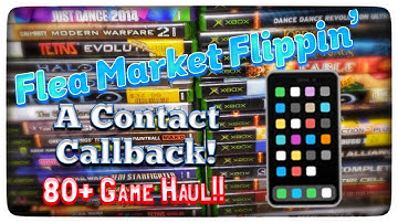 Flea Market Flippin - 80+ GAME HAUL! $1 Games - Live Video Game Hunting