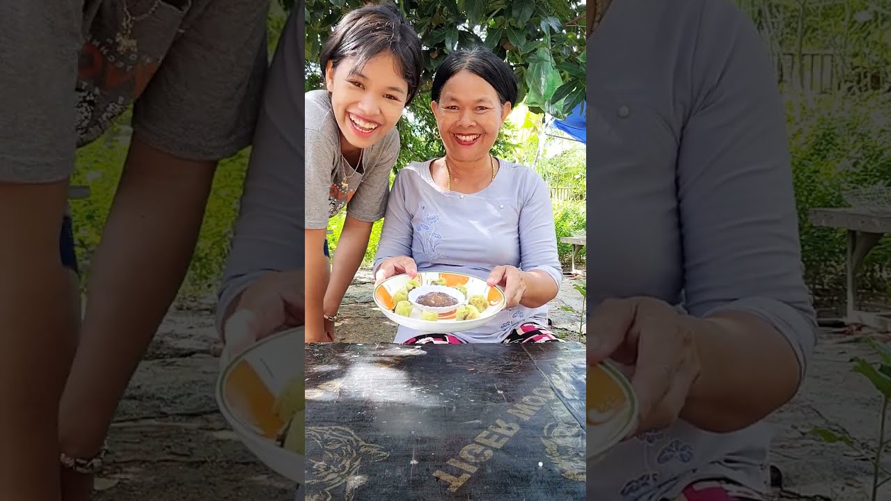 នំផ្កាកុលាបធ្វើពីស្លឹកតយ🌱