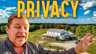 PRIVACY! 2 houses on 75 acres  Multigenerational House Tour