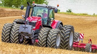 Massey Ferguson 8690 + 8660 Traktoren - Mais Drillen - Maize seeding - Agrartechnik HD