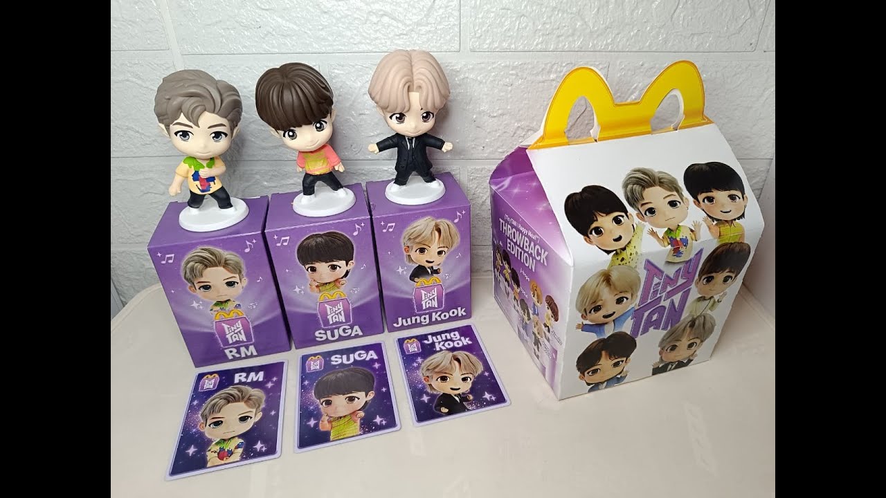 unboxing mainan Happy Meal TinyTAN BTS periode 1 (19 September 2025)