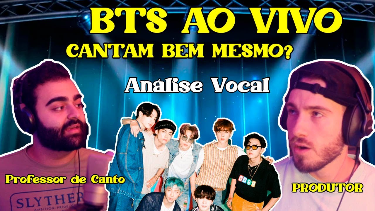 Professor de Canto e Produtor REAGEM BTS (BUTTER LIVE)