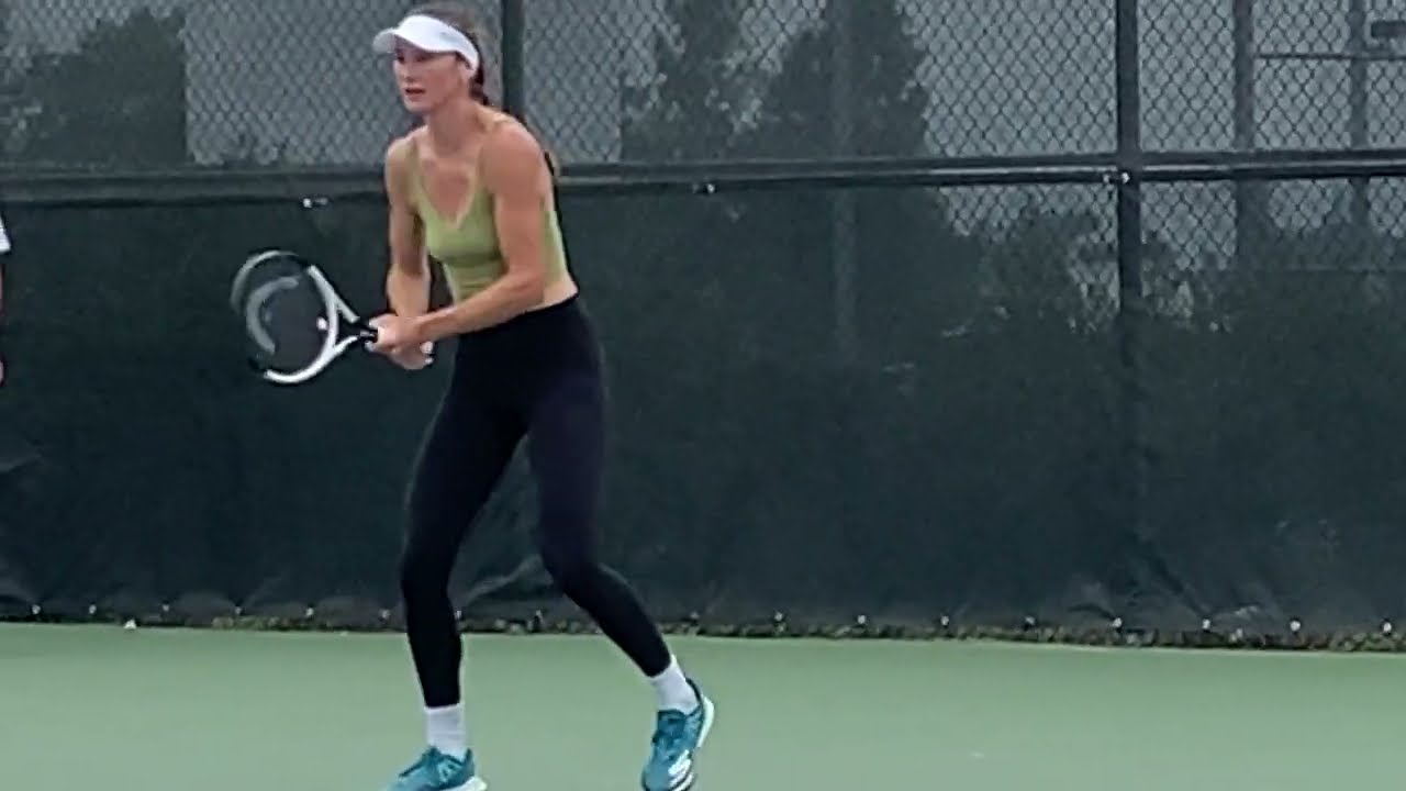 Hottest WTA Beauties: Carson Branstine vs Katie Boulter Practice 108