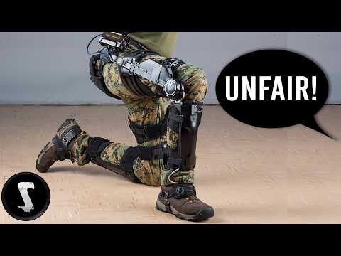 I Bought Some Exoskeleton Robot-legs To Beat Everyone At Airsoft