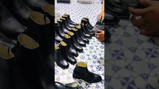 Black Zipper Leather Shoes 👟🔥 | Clean Look, Strong Build &amp; Premium Finish #Shorts🔥#leathershoes