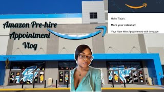 My Amazon Pre hire Appointment Vlog 🤍pt.1 (Amazon Series) #amazon #vlog #workingatamazon