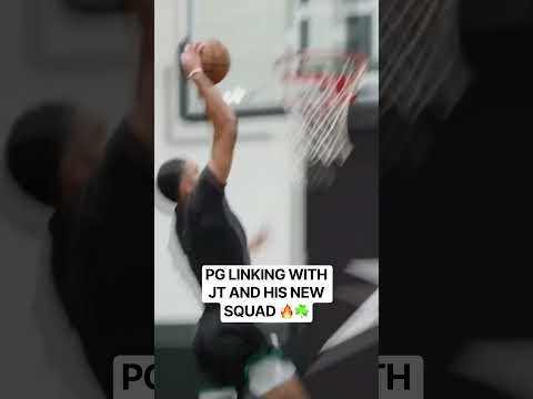 Paul George getting some offseason work with Jayson Tatum and the Celtics  🙌(via: jaytatum0/IG)