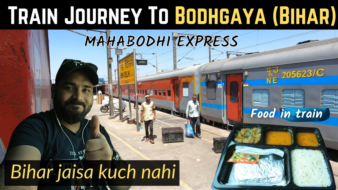 1900 Rs AC 🚂 Train New Delhi to Bodhgaya  | MAHABODHI EXP  | Gaya , Bihar ( India) | Episode 1