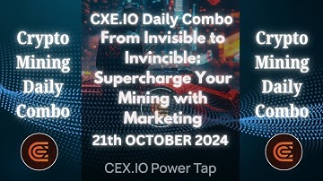CEX.IO Today Quiz Answer |From Invisible to Invincible:Supercharge Your Mining with Marketing #cexio