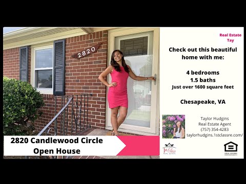 2820 Candlewood Circle, Chesapeake, VA home video tour