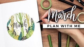 PLAN WITH ME | March 2019 Bullet Journal Setup