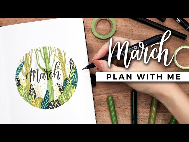 PLAN WITH ME | March 2019 Bullet Journal Setup