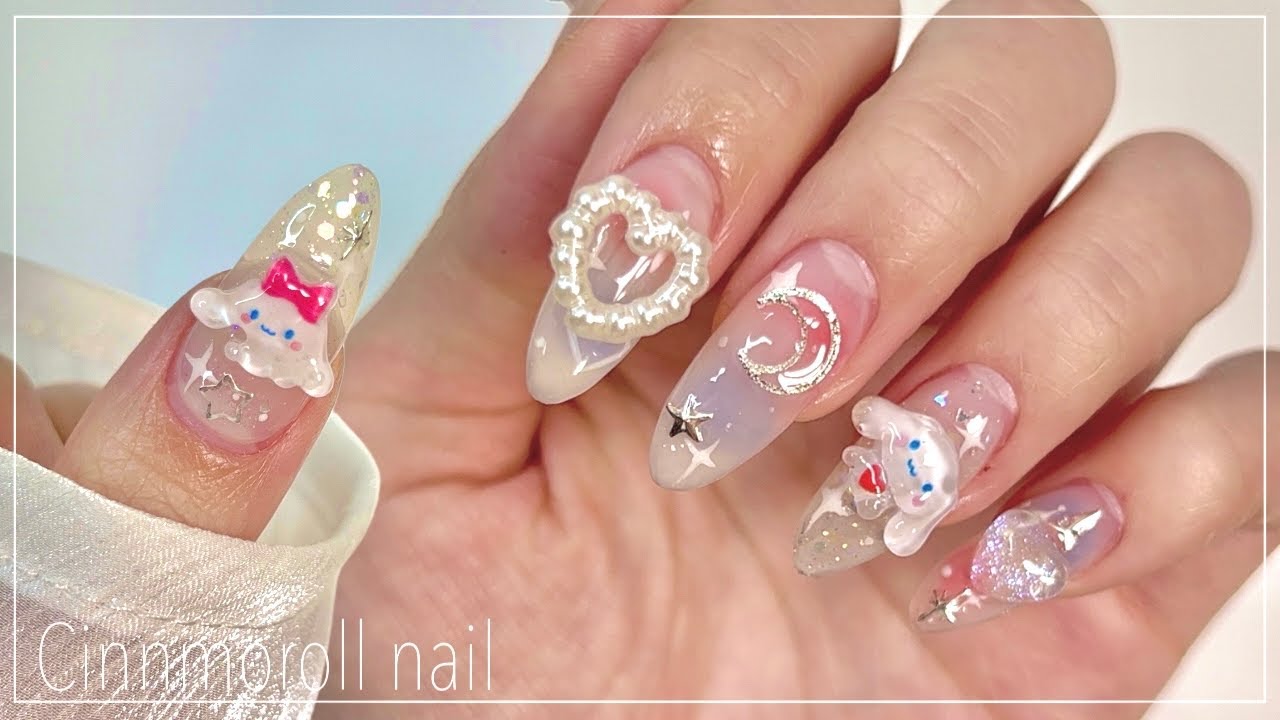 【セルフネイル】シナモンネイル🤍✨/チップ長さだし/ASMR/今年もよろしくお願いします💖