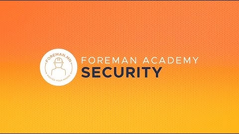 Foreman Academy: Farm Security
