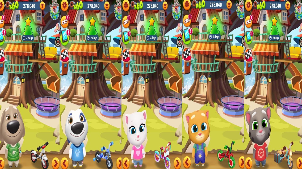 Tom Gold Run.Been vs Hank vs Angela vs Ginger vs Tom Gameplay Android#26