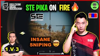 Ste Pika Insane Sniping  In Pmgc East S1 2021  Tsishotz 1v3 Clutch