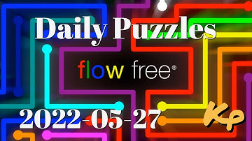 Flow Free - Daily Puzzles - 2022-05-27 - May 27th 2022