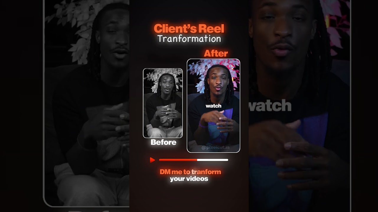 Looking for Video Editor DM me on @pixelcut.in ! #shorts #viralshorts #beforeandafter