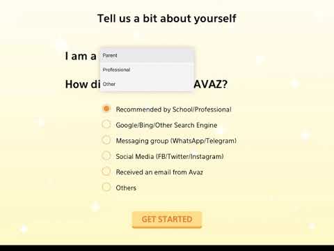 How to Sign up on Avaz app