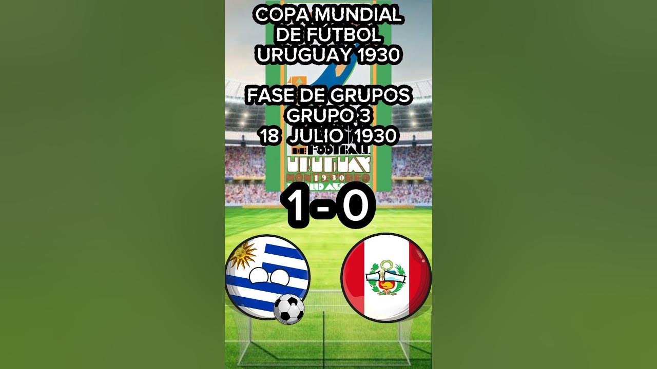 PERÚ VS URUGUAY en todos los mundiales. historia fútbol mundial 