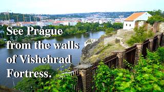 See Prague from the walls of Vishehrad Fortress. See Prague from the walls of Vishehrad Fortress.