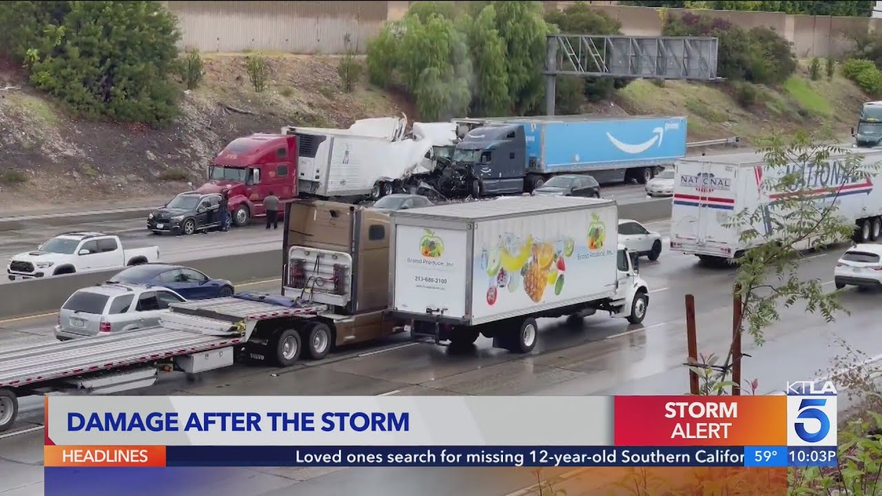 KTLA 5 Team Coverage October storm aftermath