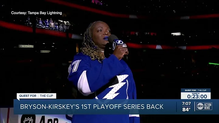 Longtime Lightning national anthem singer celebrat...