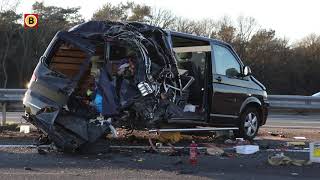 Chaos Na Botsing Met Meerdere Vrachtwagens En Autos Op De A50