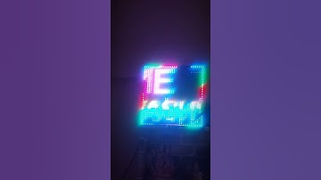 Wifi P10 led module clock for home and office, precise time keeping with message display