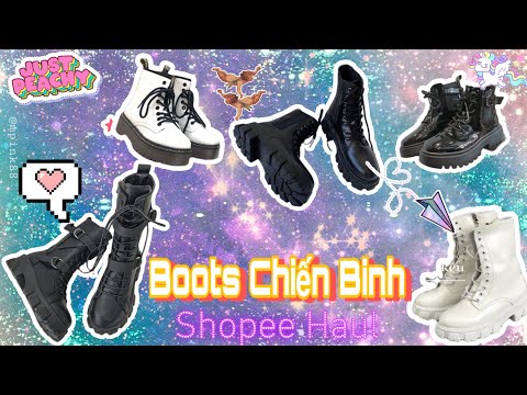 Video [ SHOPEE HAUL] BOOTS CAO CỔ CHIẾN BINH CỰC HOT TRÊN... - youtube