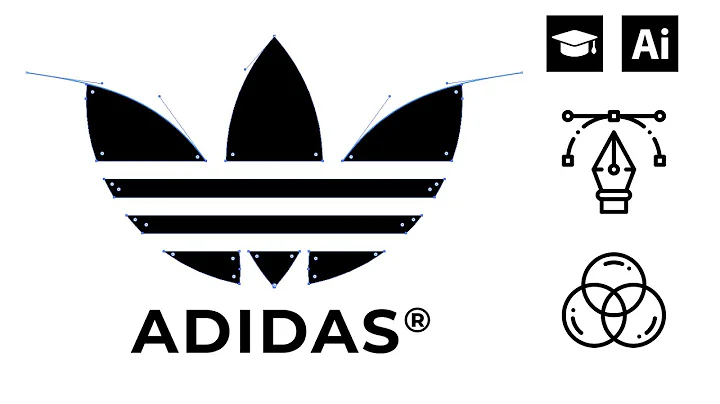 How To Design The Adidas Logo | Adobe Illustrator ...